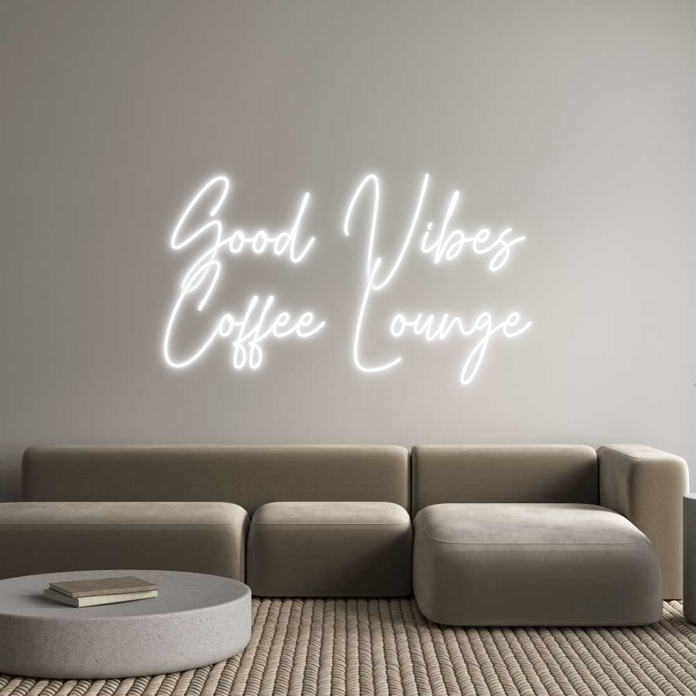 Custom Neon Text - Good Vibes
C...