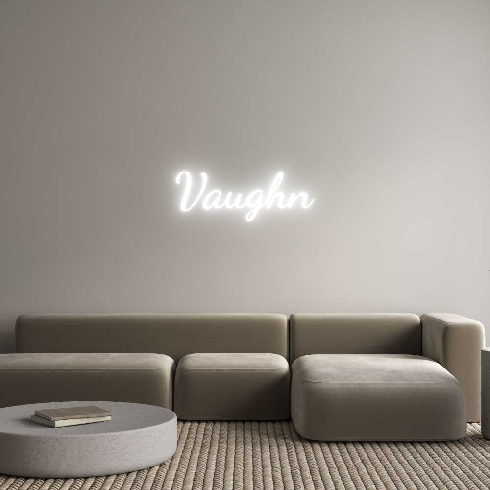 Custom Neon Text- Vaughn