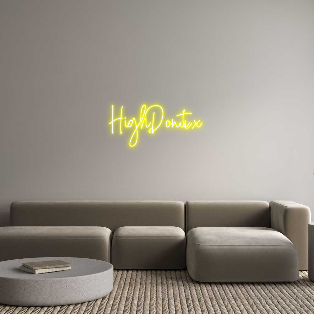 Custom Neon Text- HighDonutx