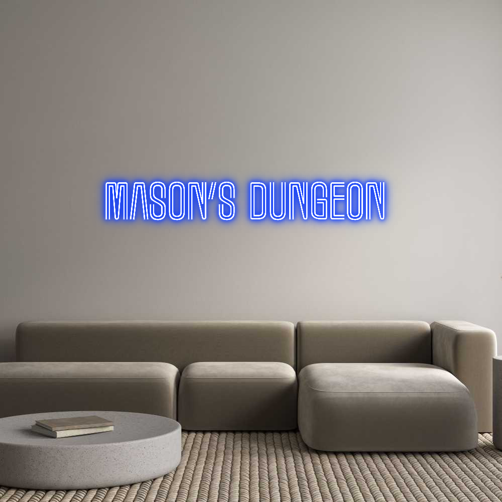 Custom Neon Text- Mason’s Dunge...