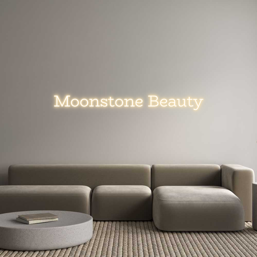 Custom Neon Text- Moonstone Bea...