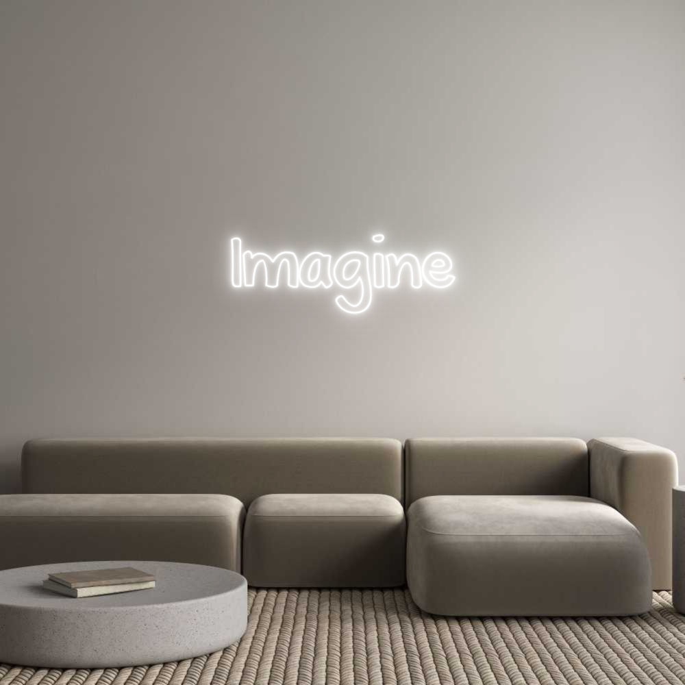 Custom Neon Text - Imagine