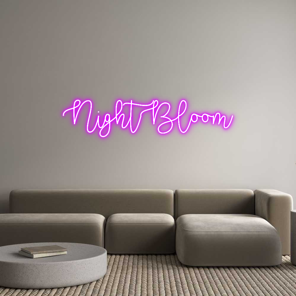 Custom Neon Text- NightBloom