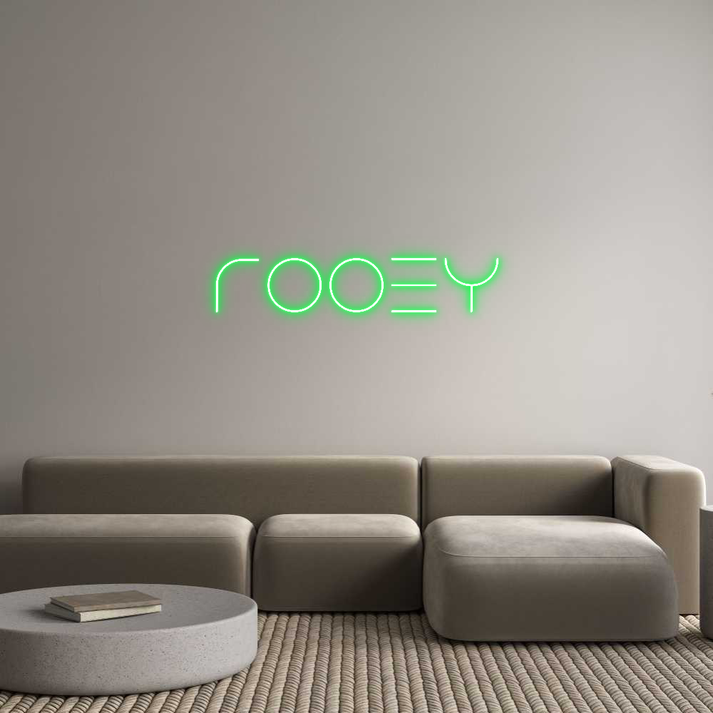 Custom Neon Text- Rooey