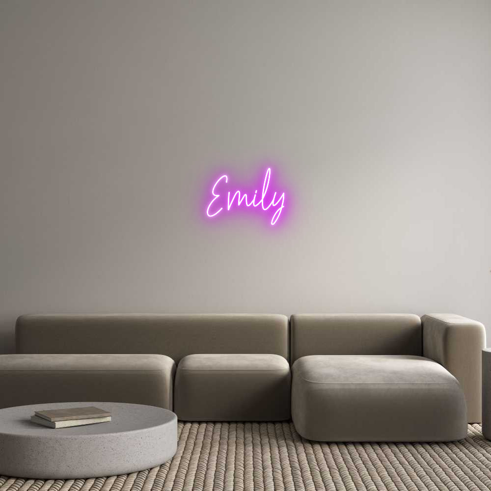 Custom Neon Text- Emily