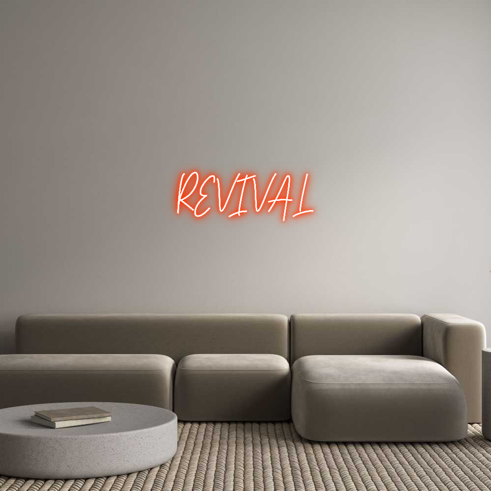 Custom Neon Text - REVIVAL