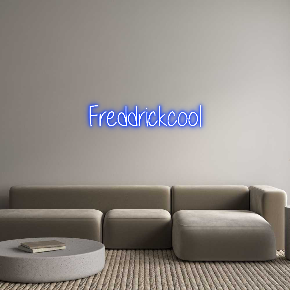 Custom Neon Text- Freddrickcool