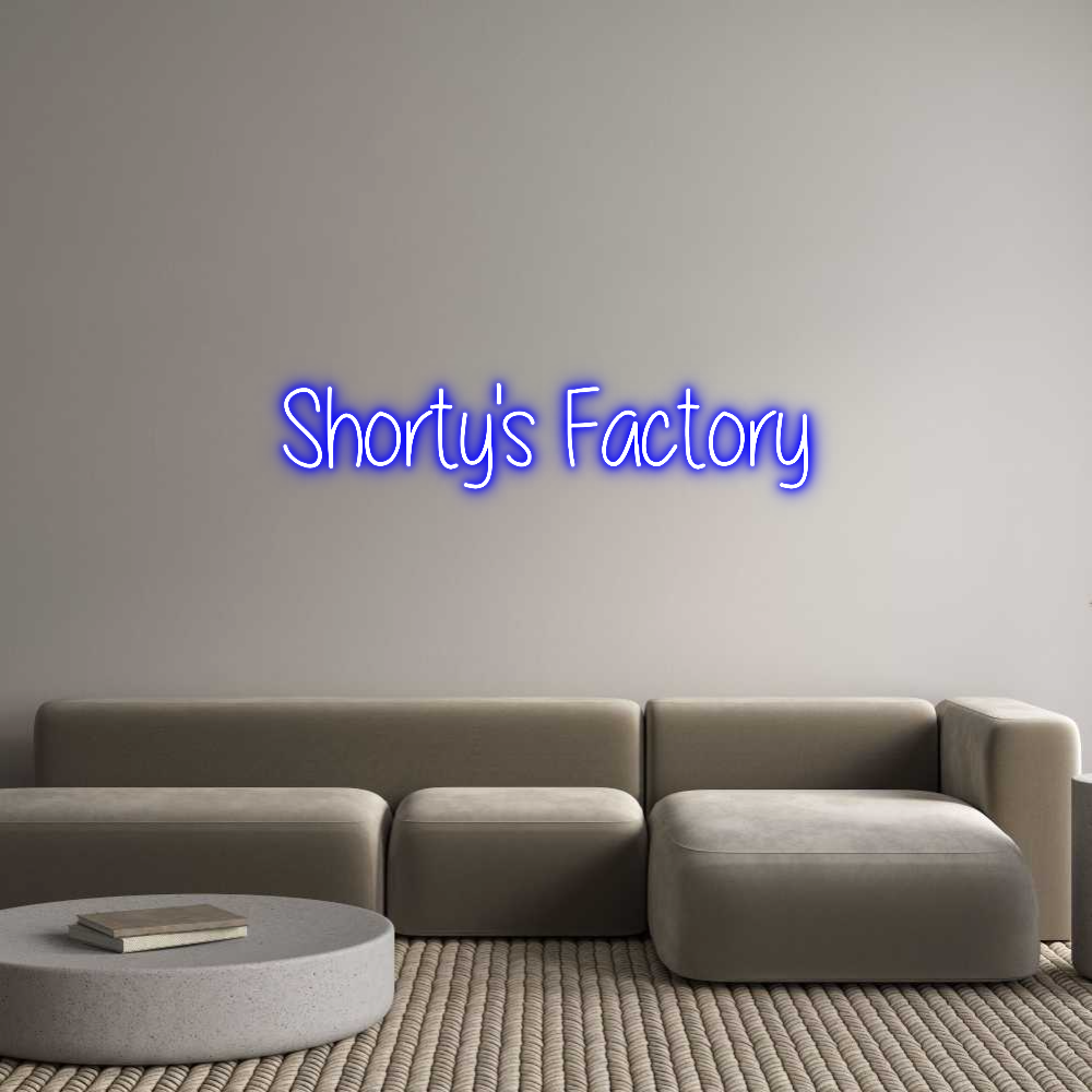 Custom Neon Text - Shorty's Fact...