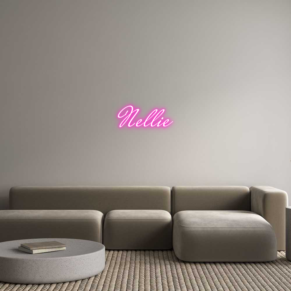 Custom Neon Text - Nellie