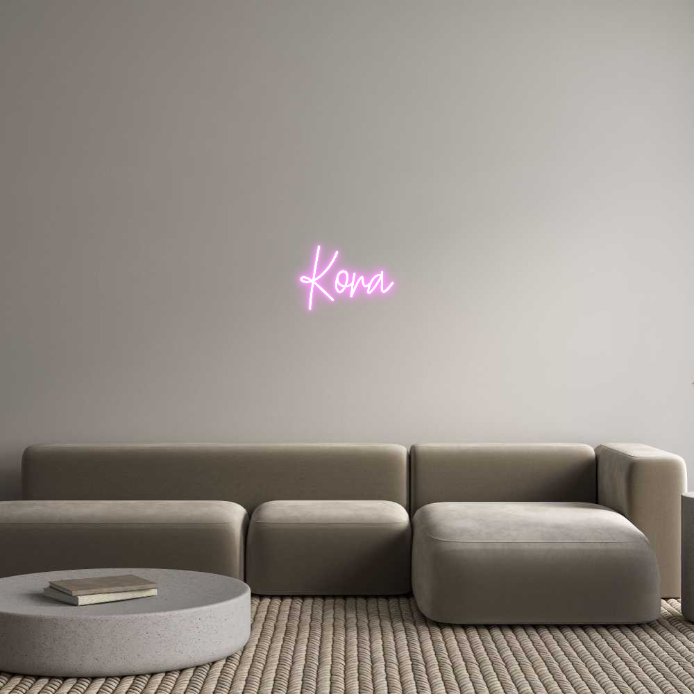 Custom Neon Text - Kora