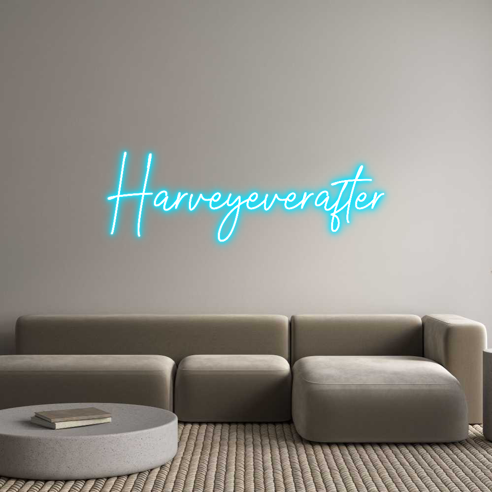 Custom Neon Text- Harveyeverafter