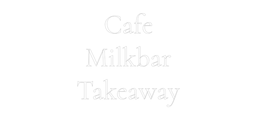 Custom Neon Text- Cafe
Milkbar...