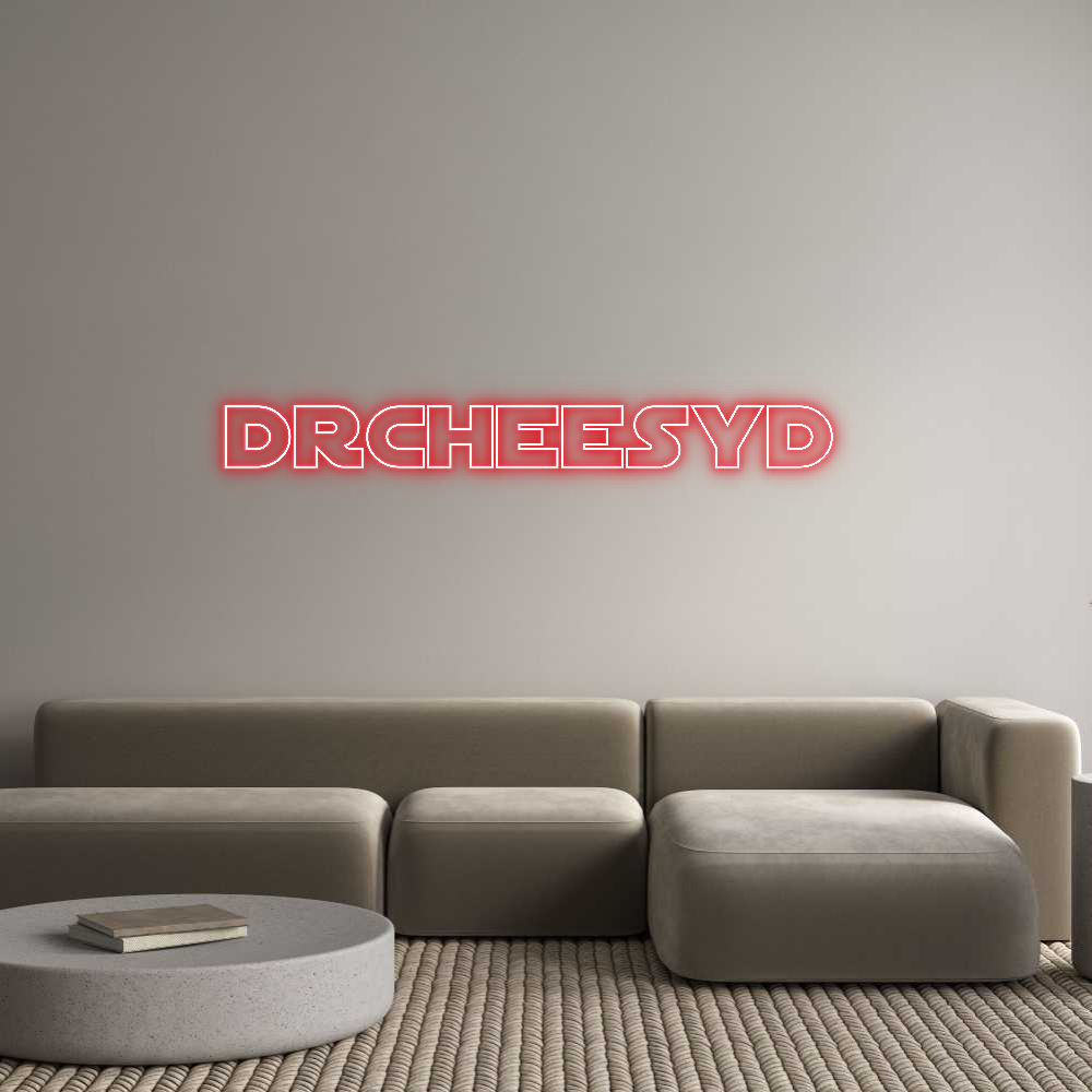 Custom Neon Text- DrCheesyD