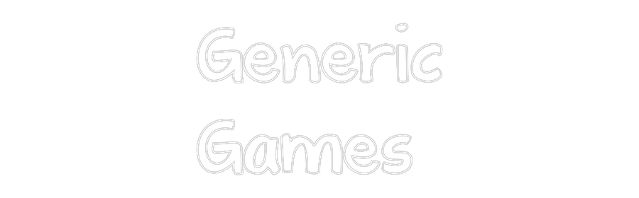 Custom Neon Text- Generic
Games