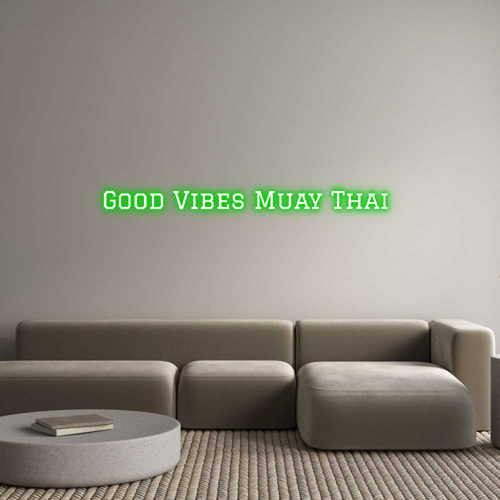 Custom Neon Text - Good Vibes Mu...