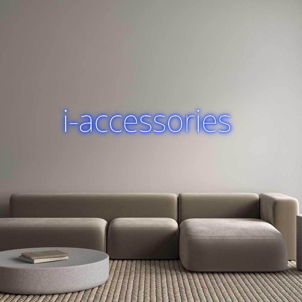 Custom Neon Text- i-accessories