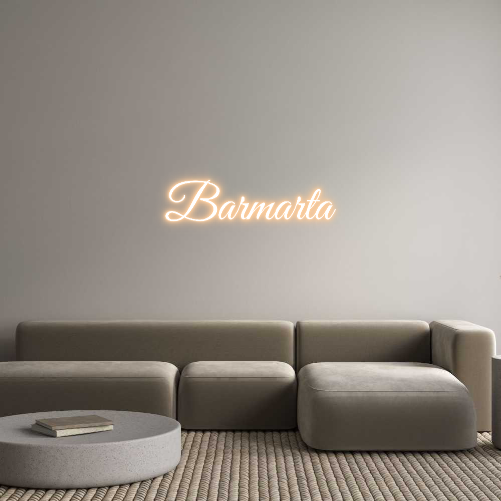 Custom Neon Text - Barmarta