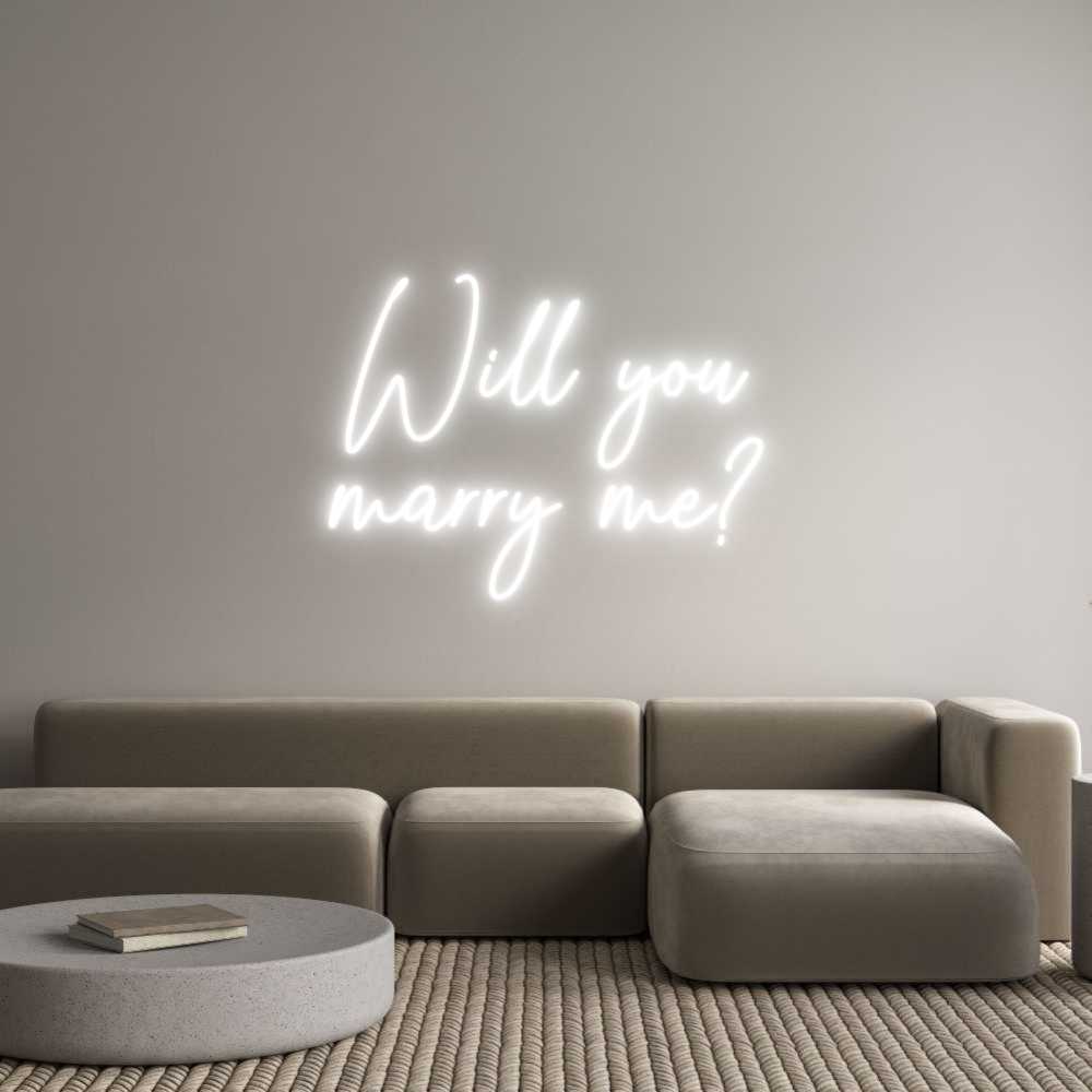 Custom Neon Text- Will you
mar...