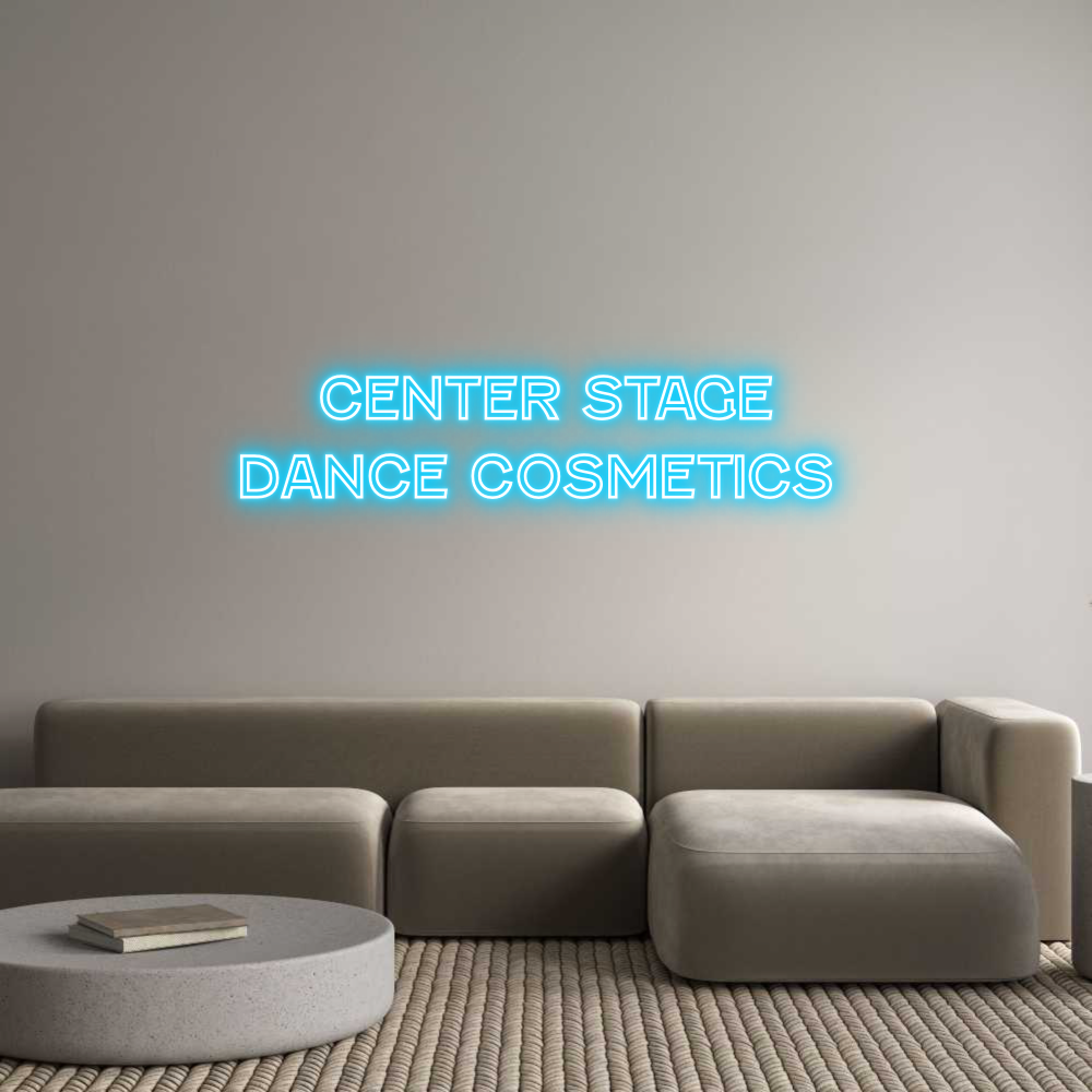 Custom Neon Text - Center stage
...