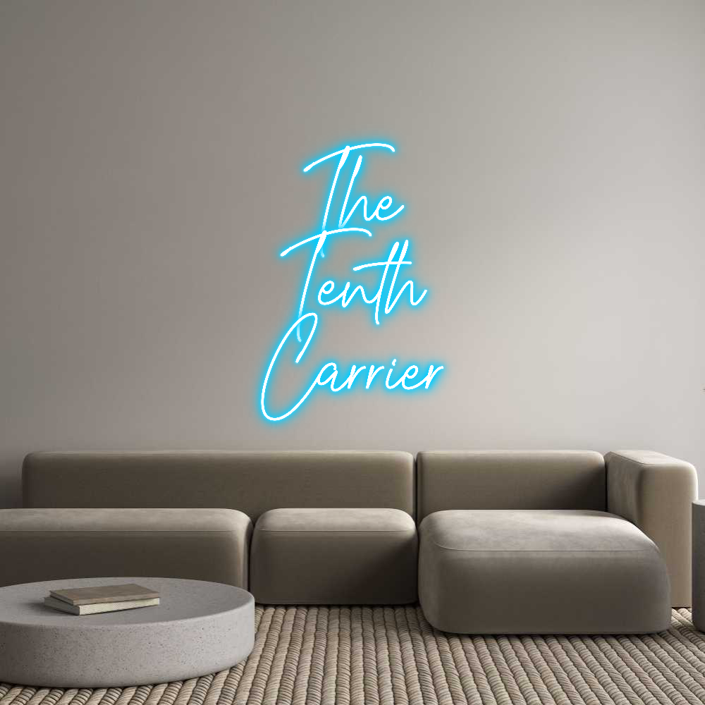 Custom Neon Text - The
Tenth
C...