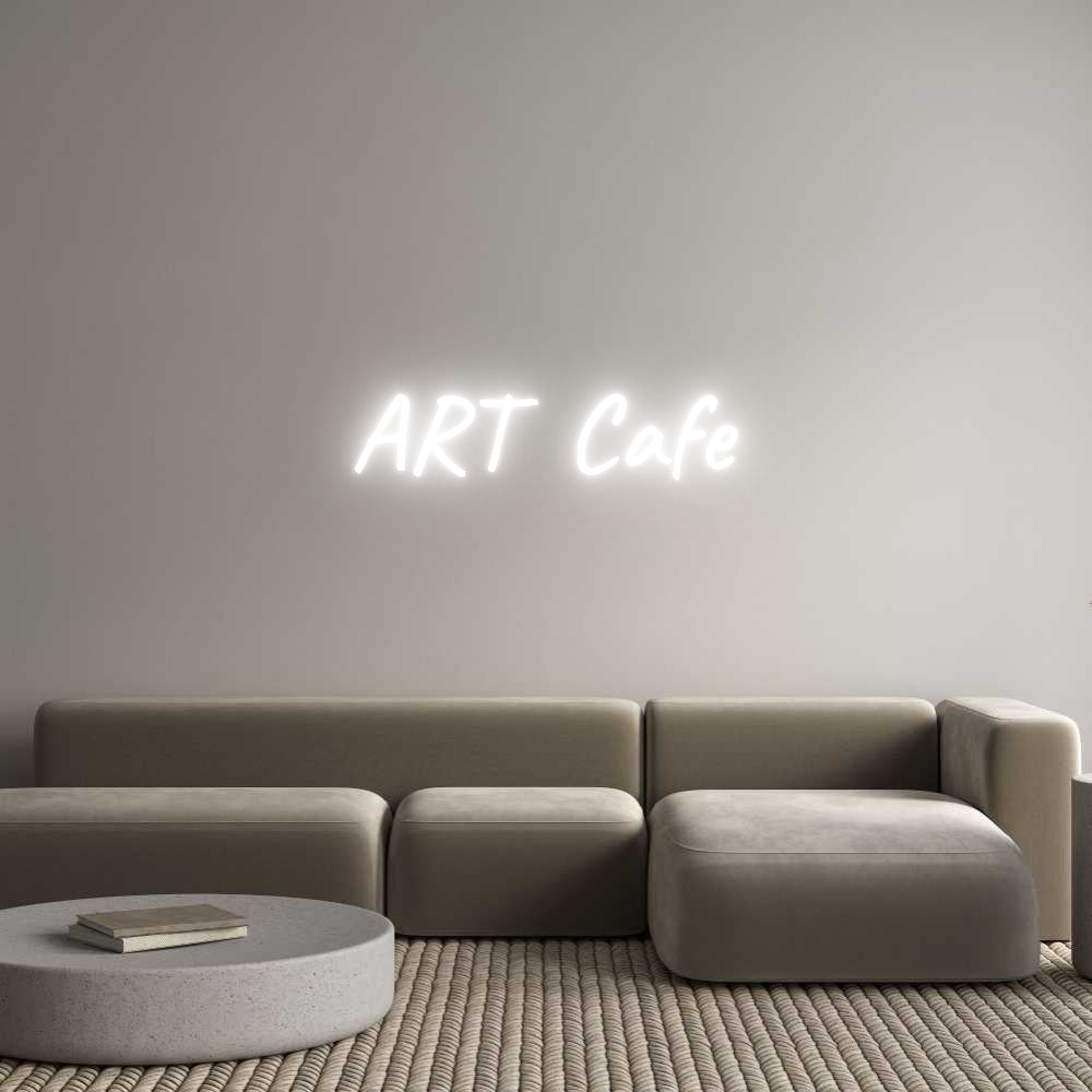 Custom Neon Text- ART Cafe