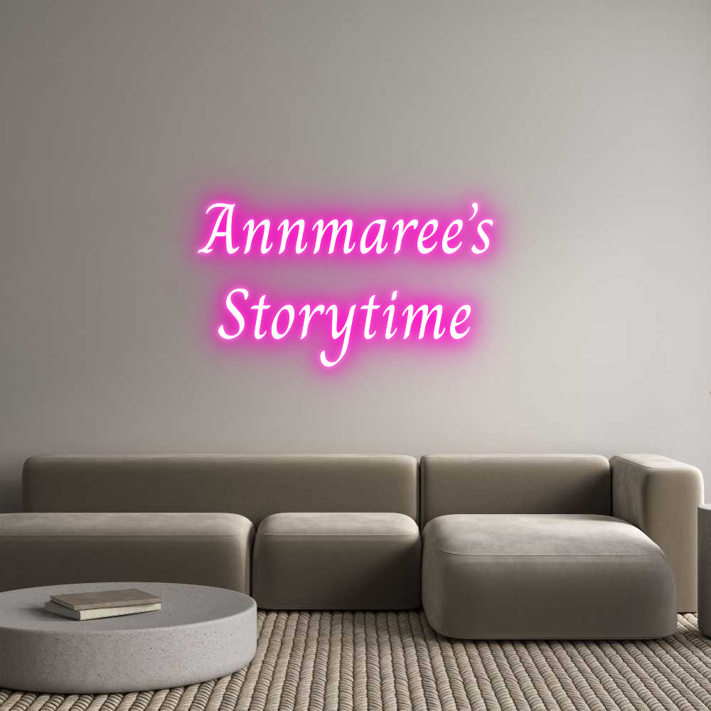 Custom Neon Text- Annmaree’s 
...