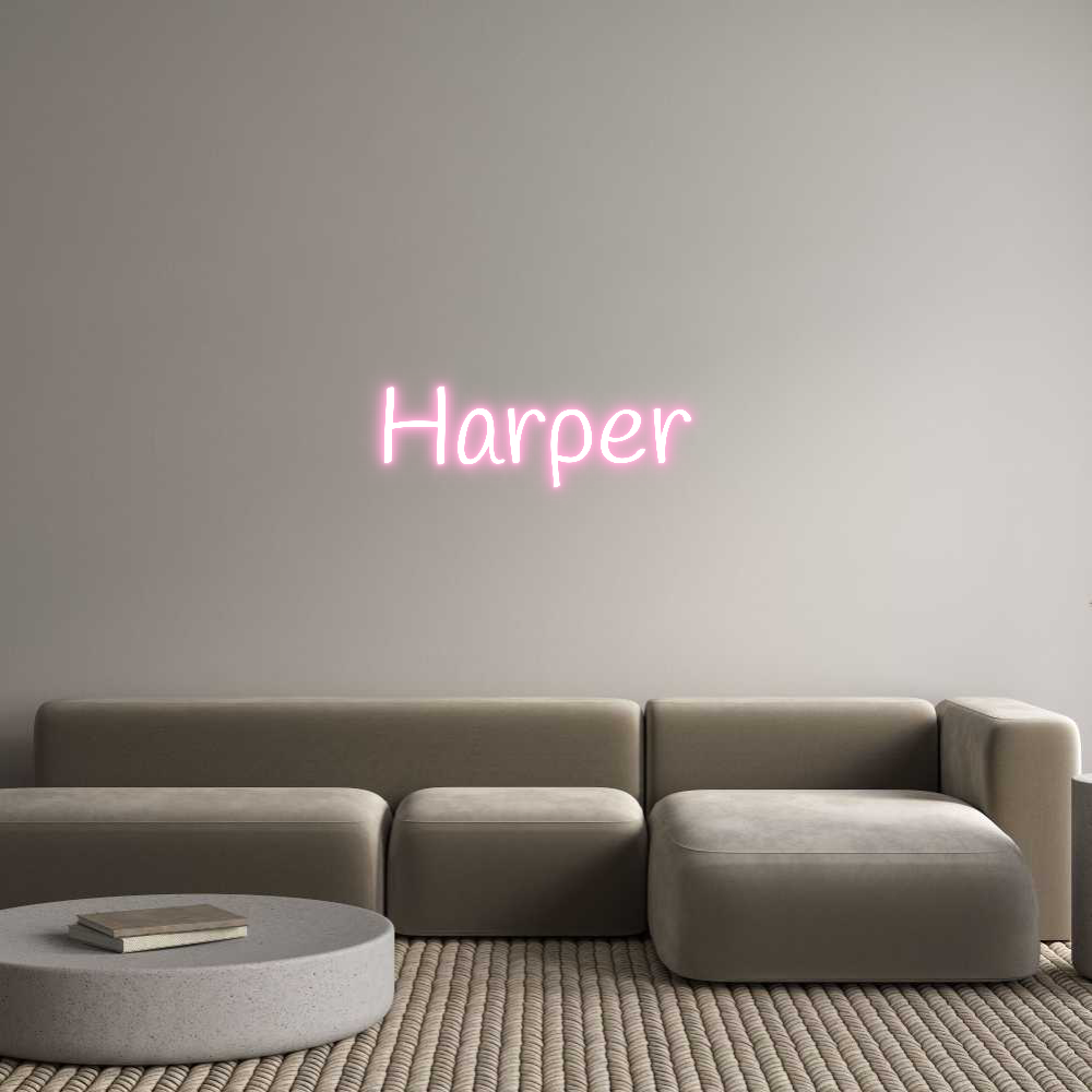 Custom Neon Text- Harper