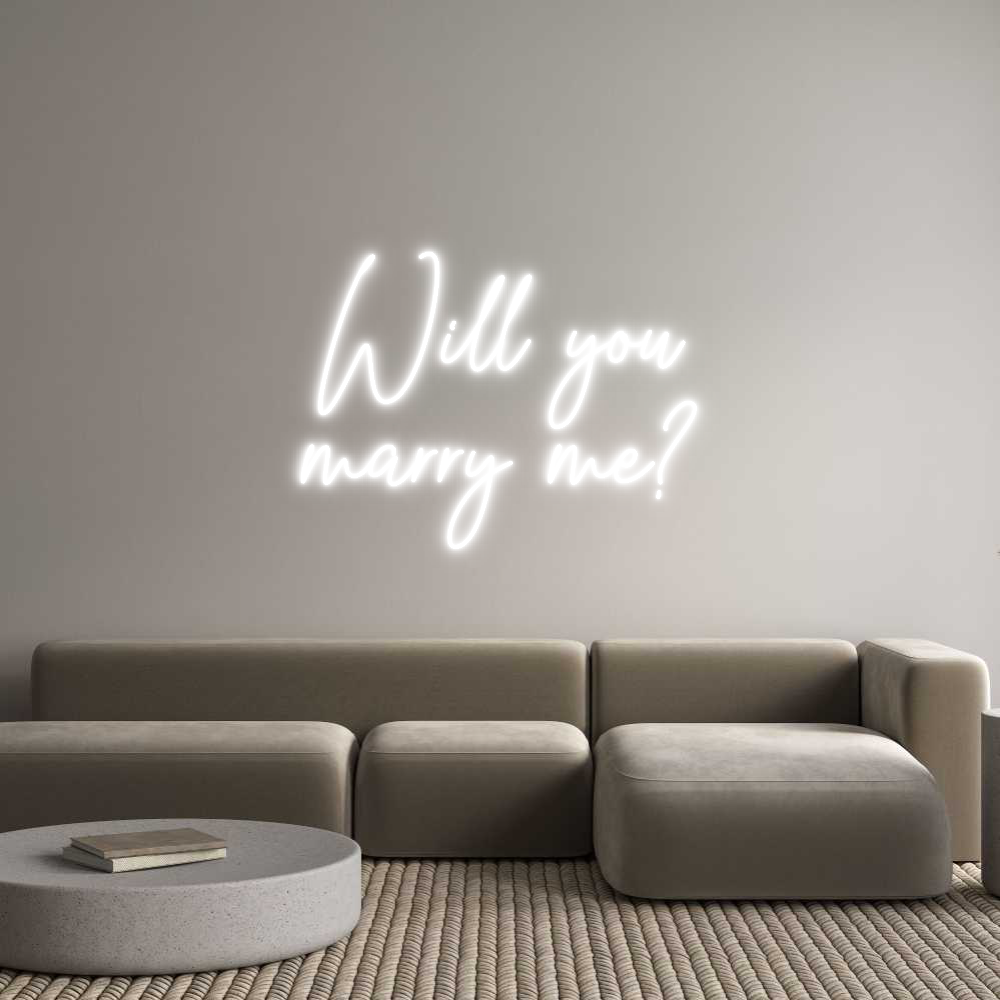 Custom Neon Text- Will you
mar...