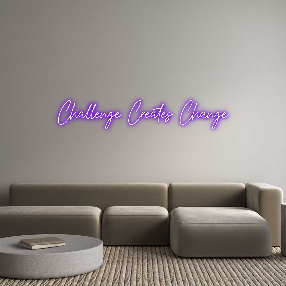 Custom Neon Text - Challenge Cre...