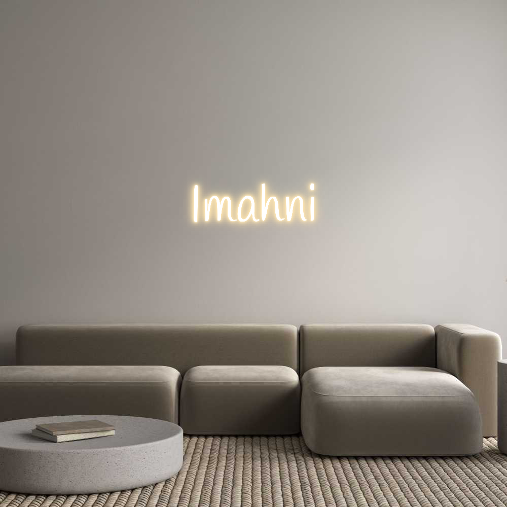 Custom Neon Text- Imahni