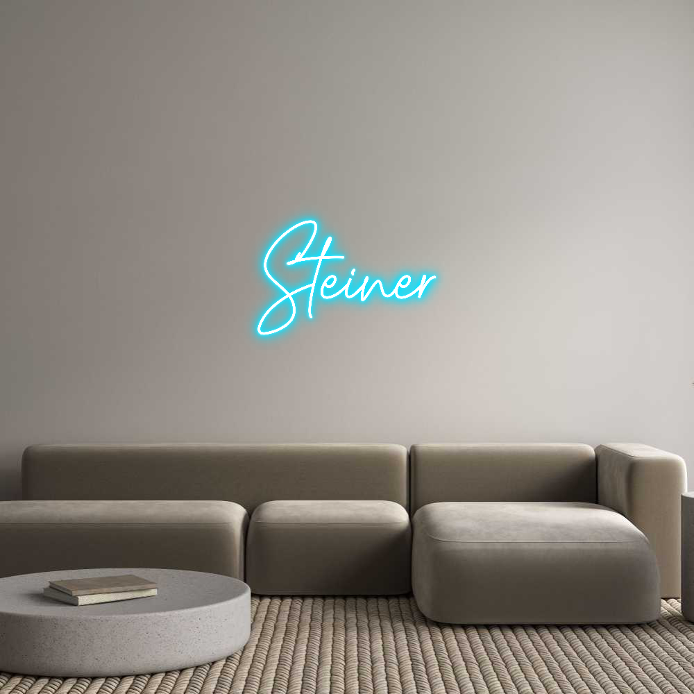 Custom Neon Text- Steiner