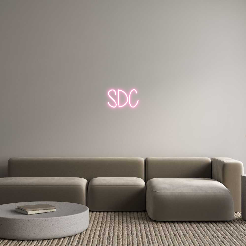 Custom Neon Text- SDC