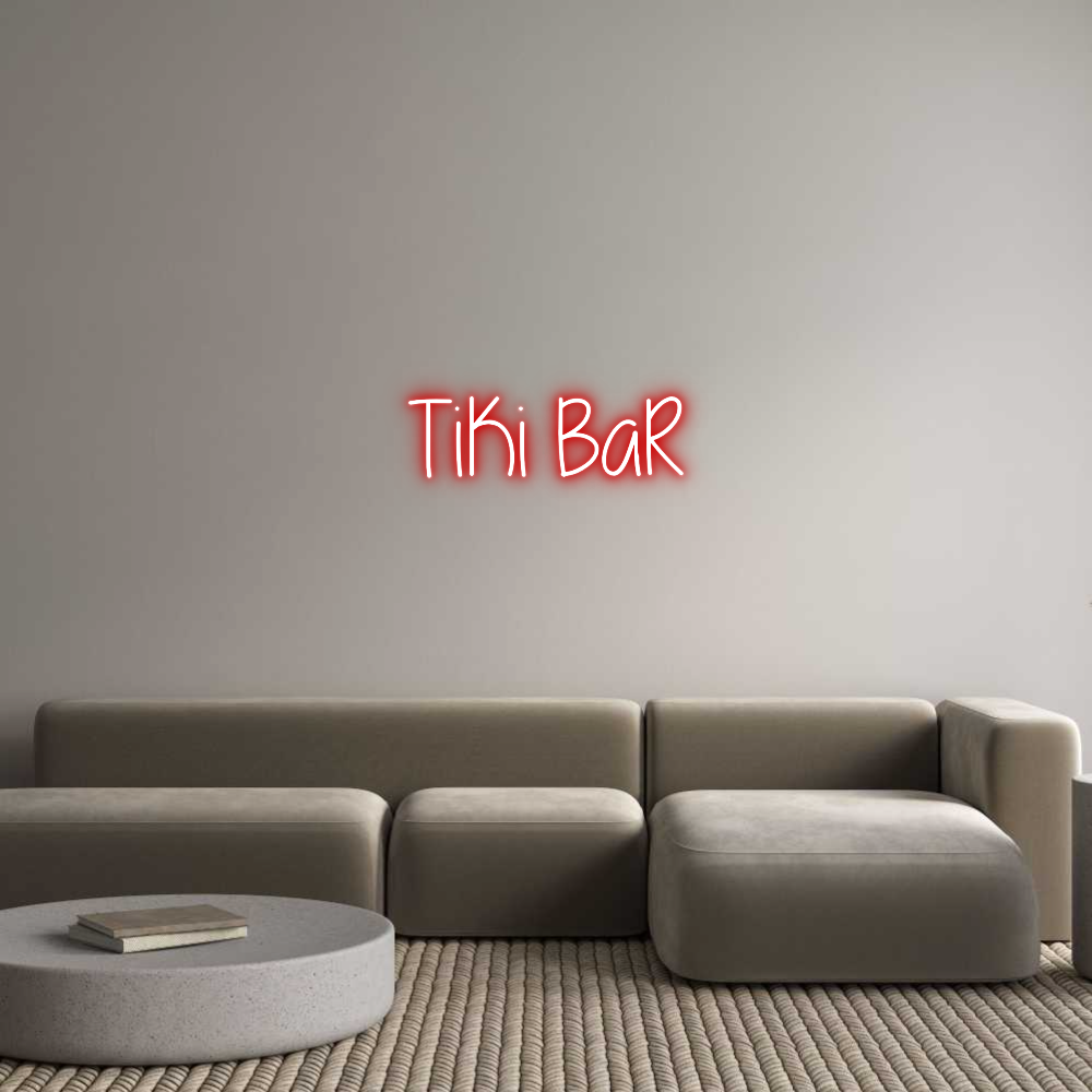 Custom Neon Text - TiKi BaR