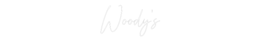 Custom Neon Text - Woody's