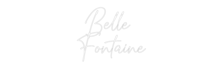 Custom Neon Text - Belle 
Fonta...