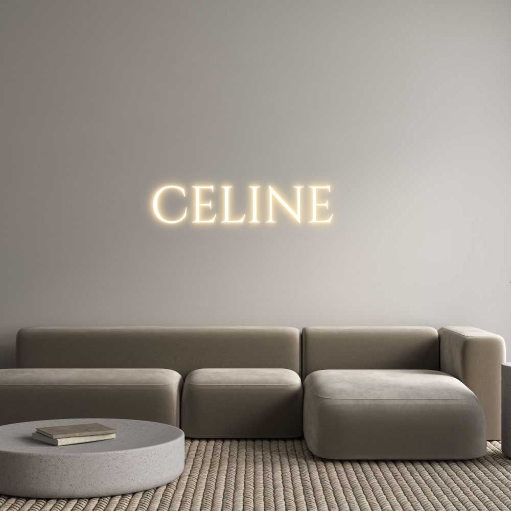 Custom Neon Text- CELINE