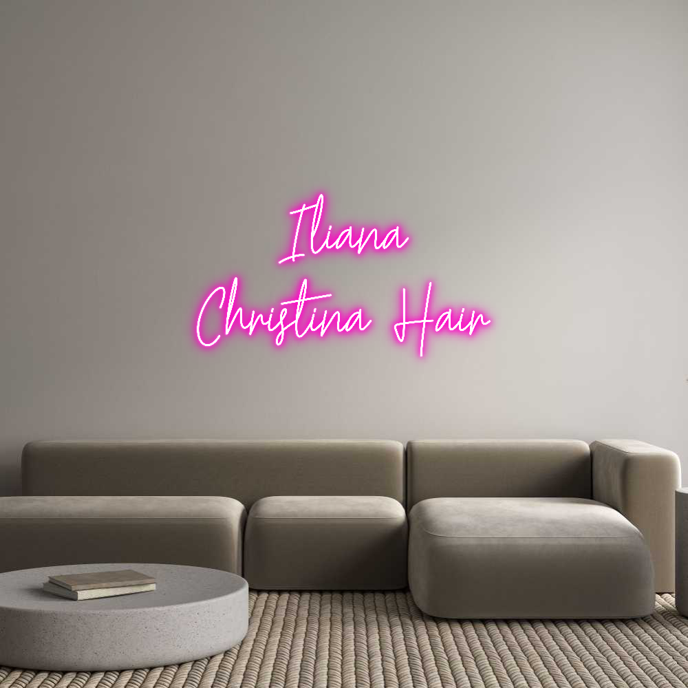 Custom Neon Text- Iliana
Chris...