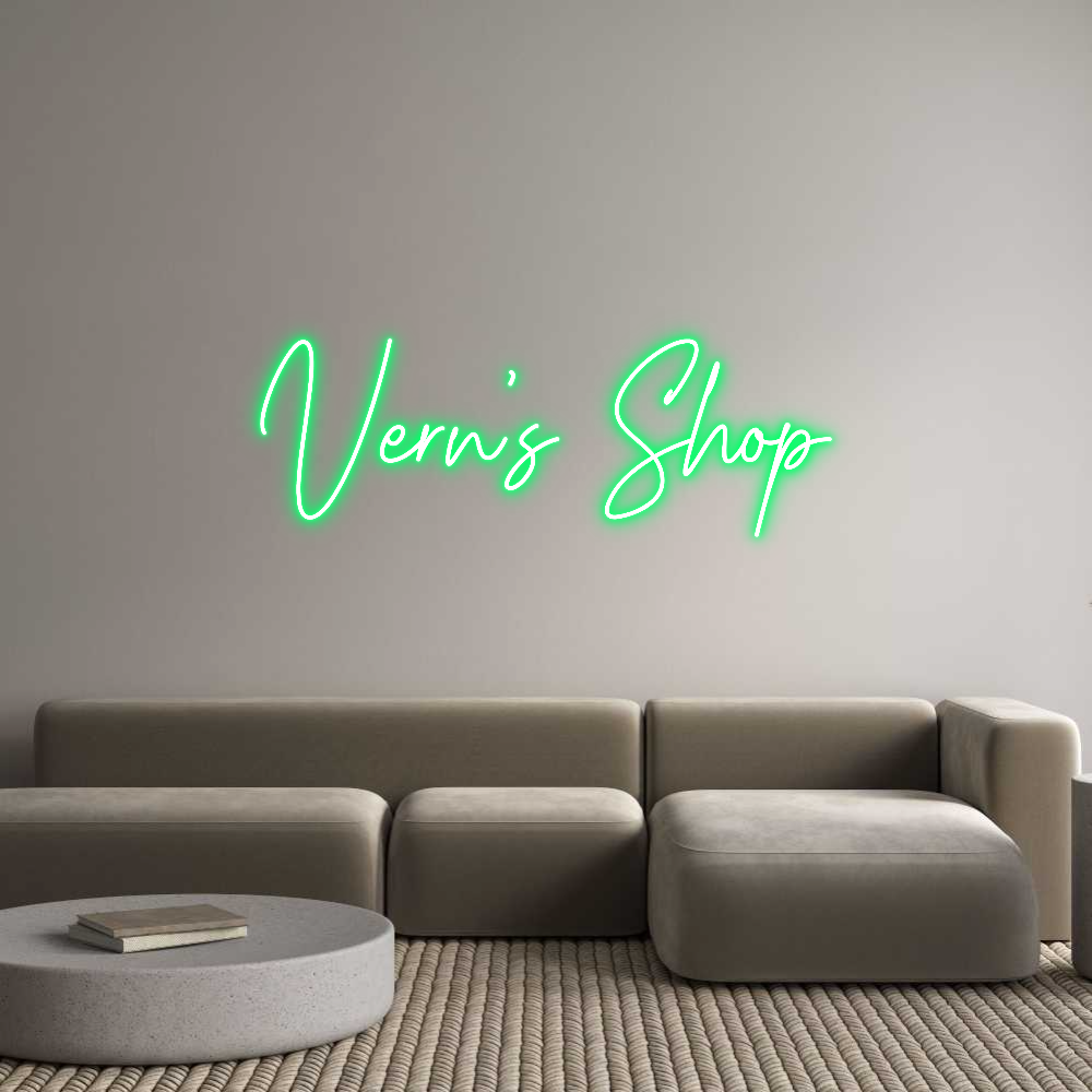 Custom Neon Text - Vern's Shop