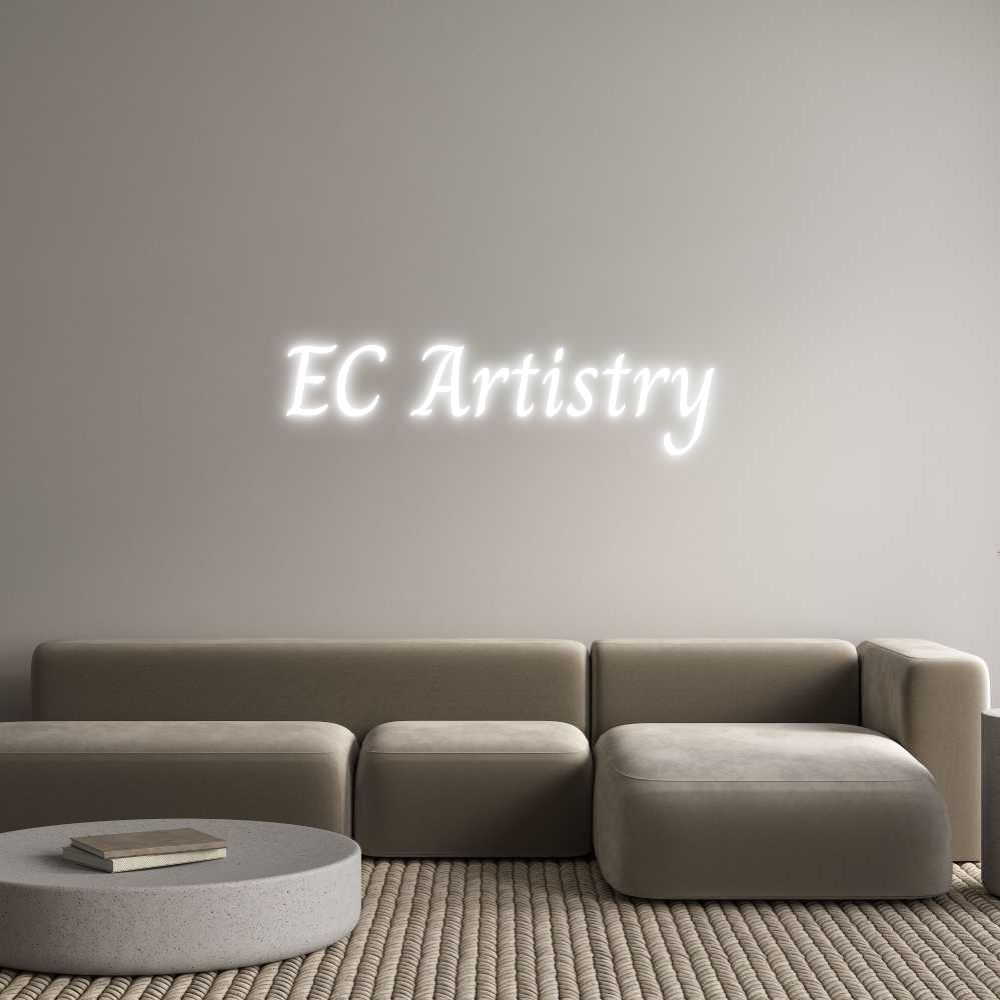 Custom Neon Text - EC Artistry