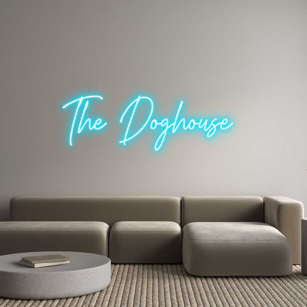 Custom Neon Text- The Doghouse