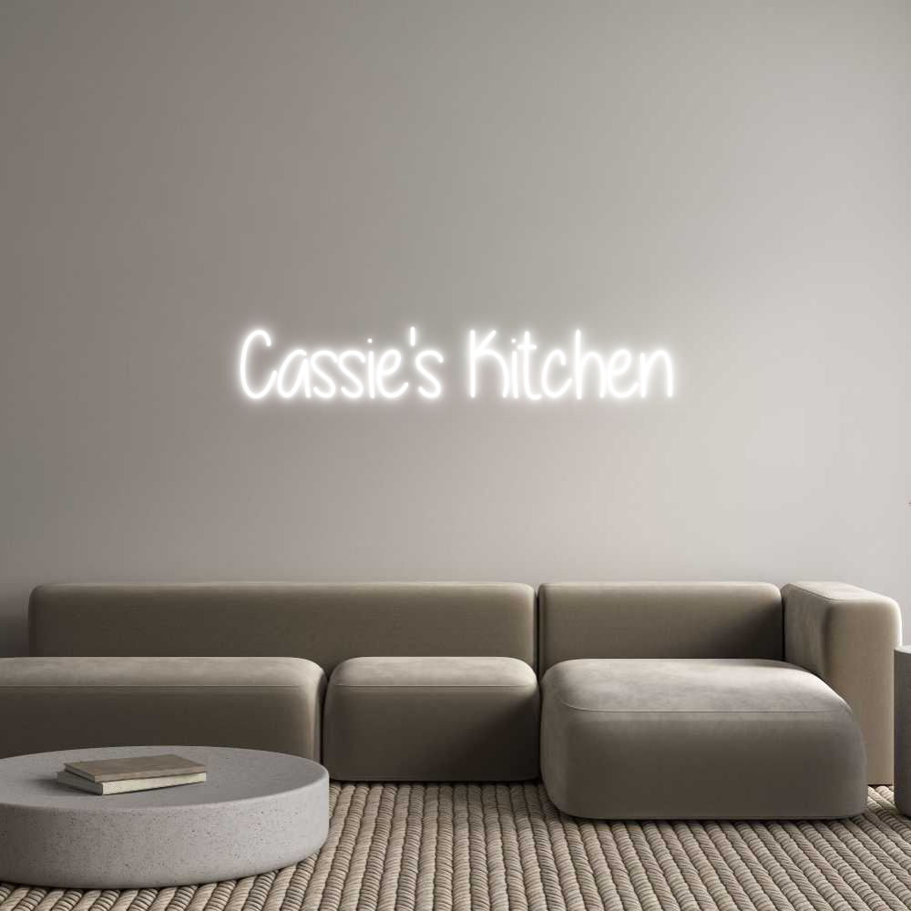 Custom Neon Text- Cassie's Kitc...