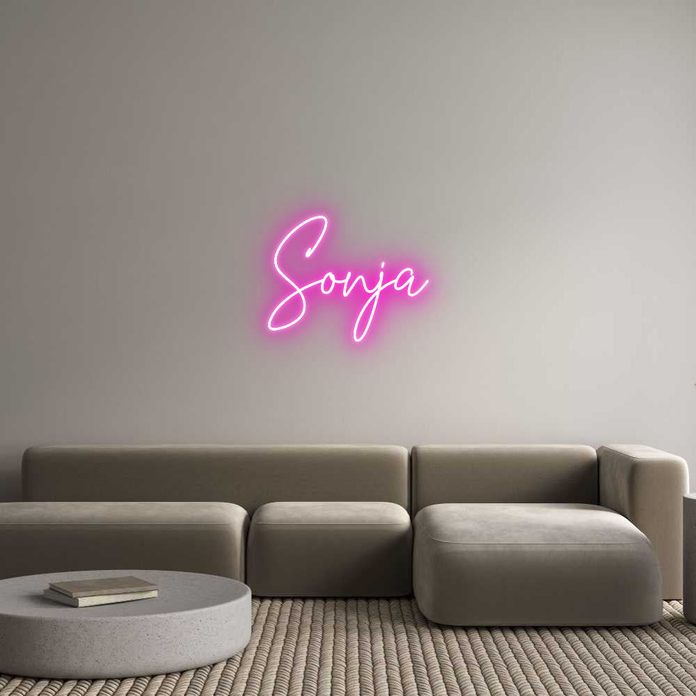 Custom Neon Text- Sonja