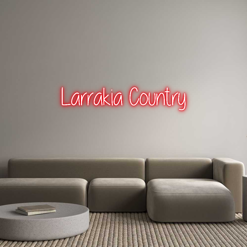 Custom Neon Text- Larrakia Coun...