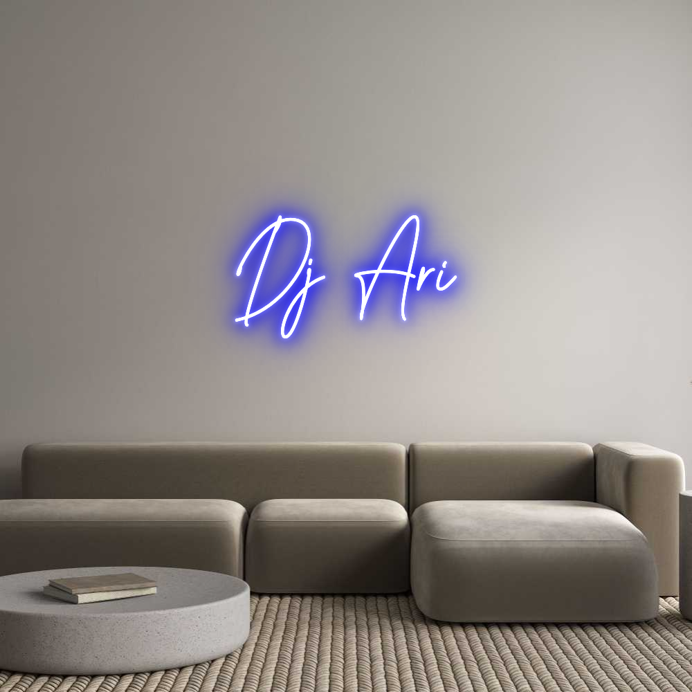 Custom Neon Text - Dj Ari