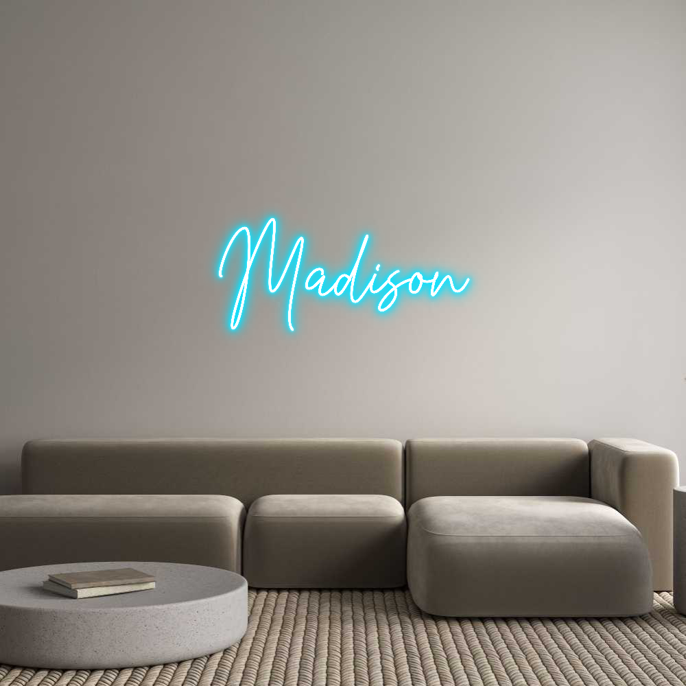 Custom Neon Text- Madison