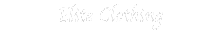 Custom Neon Text- Elite Clothing