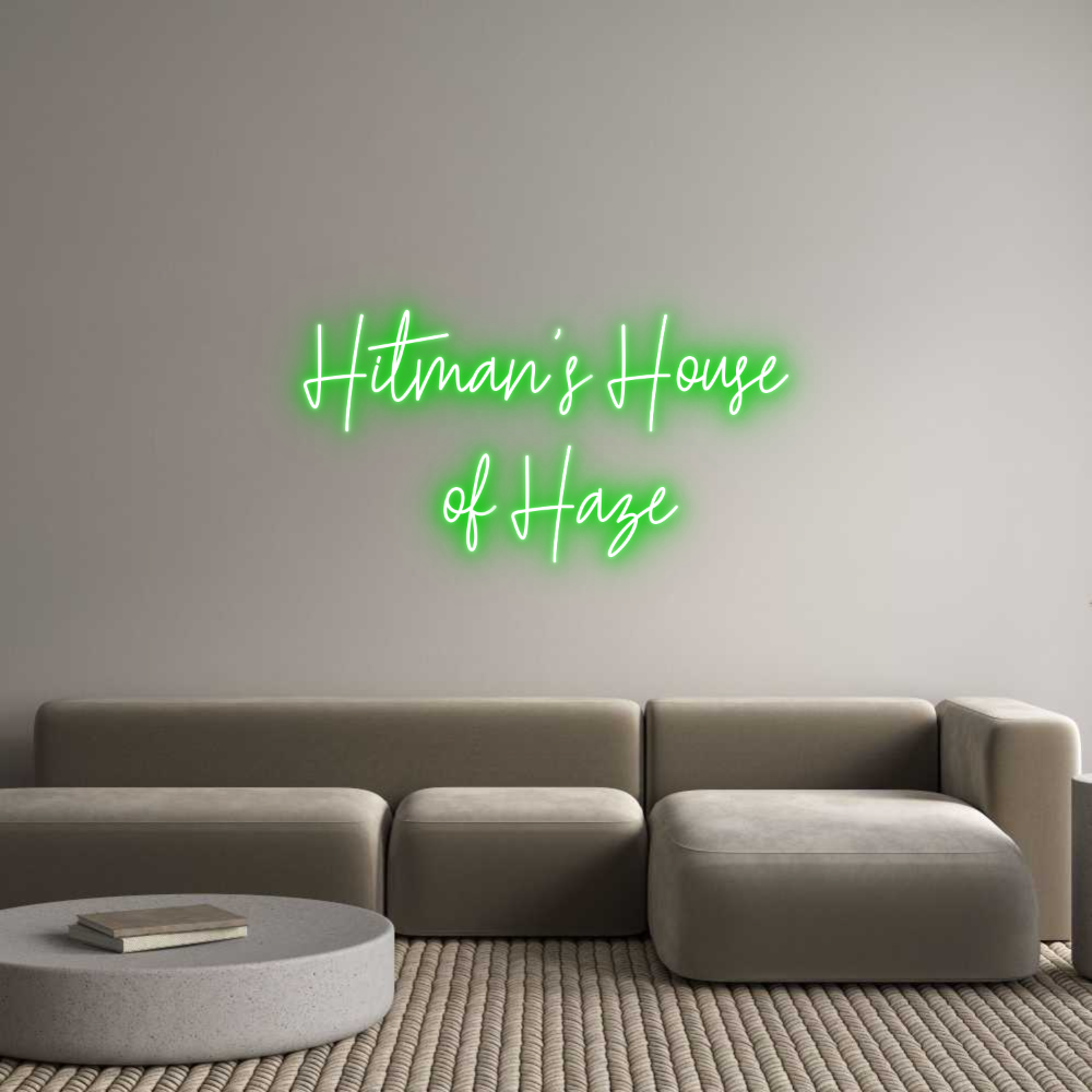 Custom Neon Text - Hitman's Hous...