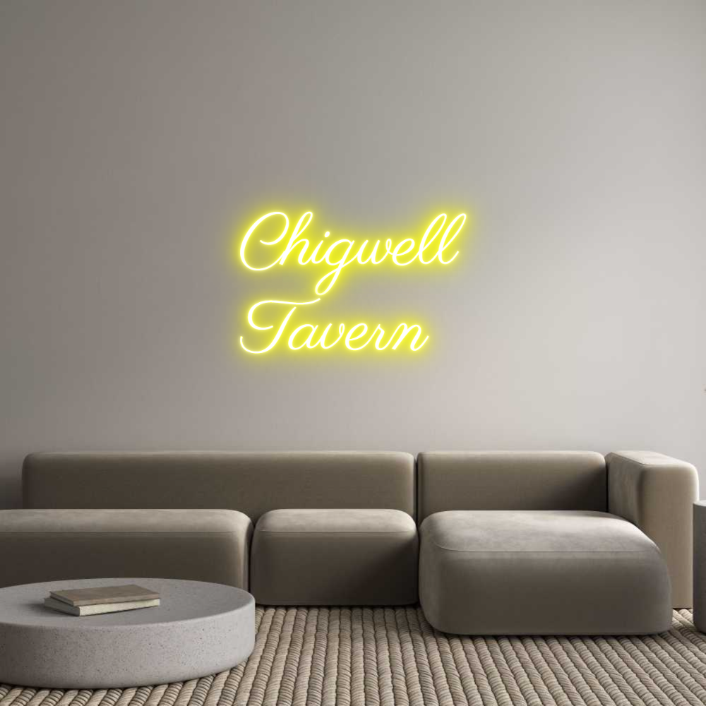 Custom Neon Text- Chigwell
Tav...