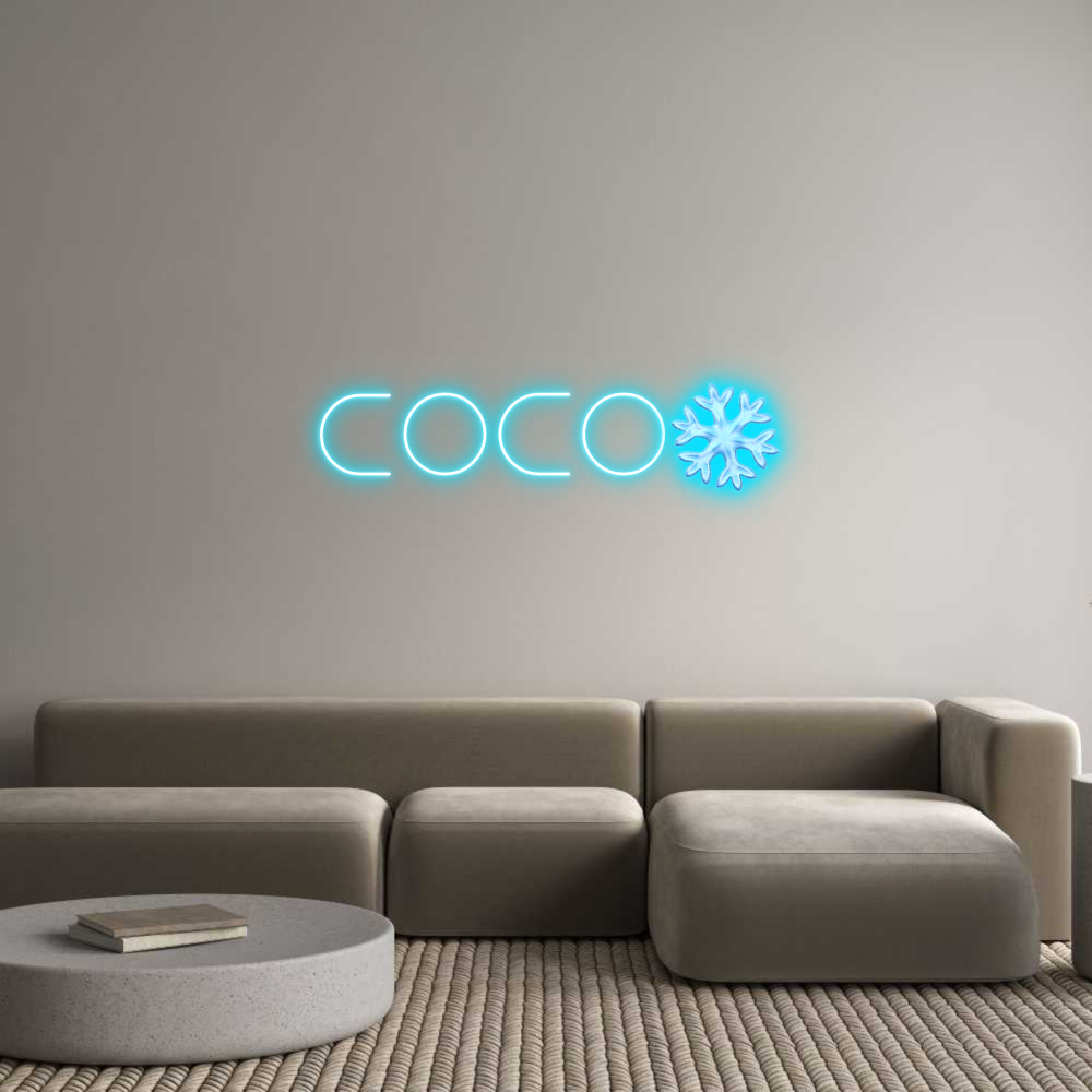 Custom Neon Text- Coco❄️