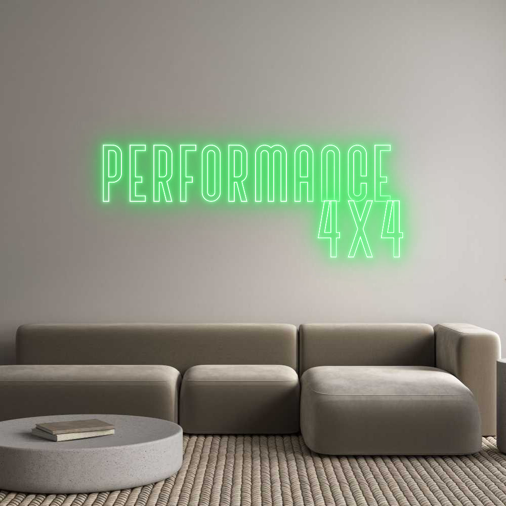 Custom Neon Text- Performance 
...